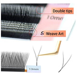 Cílios Nagaraku Volume Meshy Y Shape Espessura 0.07mm