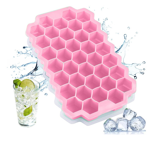 Bandeja Molde Hielo Hexagonal, Panal Hielera Silicon - Hogar