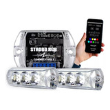 Kit Strobo Automotivo Zendel Rgb Bluetooth 2 Faróis 7 Cores