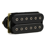 Micrófono Para  Guitarra Eléctrica Dimarzio Dp Dp100fbk Color Negro De 6 Cuerdas