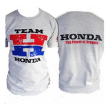 Remera Honda Hrc Gris Cbr 600 1000 Unicamente En Mg Bikes