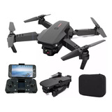 Dron 4k 4 Ejes  Hd Dual Cam App Juguete Con Estuche Rigido