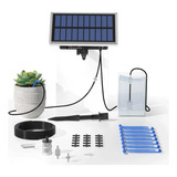 Kit De Riego Por Goteo Automático Solar Para Plantas