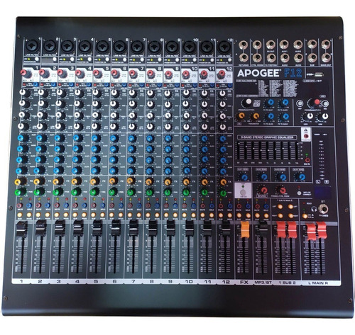 Consola De Sonido Apogee F12 Ch Audio Mixer Interface Usb Fx