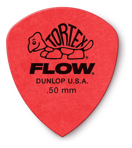 Púas De Guitarra Jim Dunlop Tortex Flow Standard De 0,50 Mm