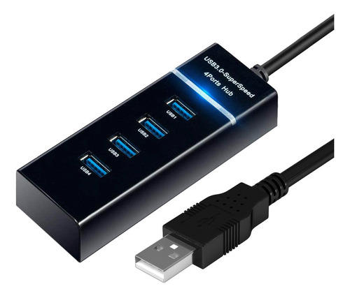 Hub Multiplicador Usb X4 Usb 3.0 Macbook Air Pro Notebook