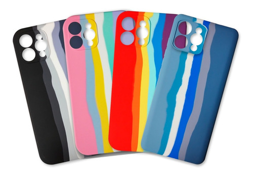 Funda Silicone Case Arcoiris | Para iPhone 11 Pro