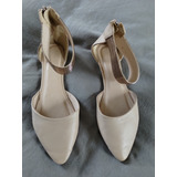 Zapatos Chatos Beige