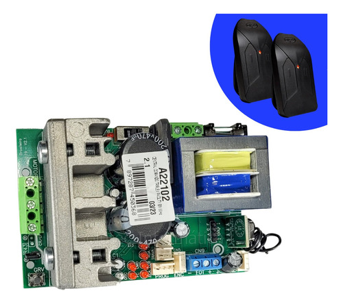 Placa Motor Ppa Triflex Facility + 2 Controle Remoto Tok