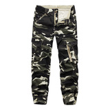 Pantalones Cargo De Camuflaje Para Hombre, Holgados, Táctico