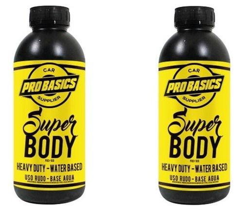 Super Body Recubrimiento Ahulado Anticorrisivo Base Agua 2lt