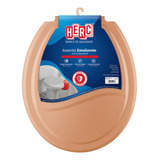 Assento Envol Sanitário Oval Universal Caramelo Herc Ideale 