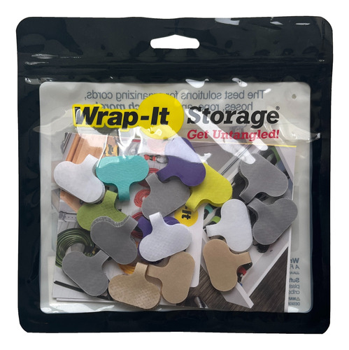 Wrap-it Storage - Etiquetas Para Cables Con Velcro
