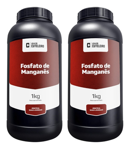 Fosfato De Manganês Liquido 2kg Facas Cutelaria Bom Frete