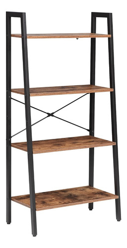 Librero De Madera Minimalista Organizador Moderno 4 Estantes