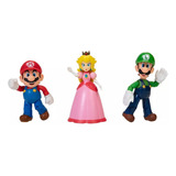 Figuras Set Diorama Super Mario Bros X3 Mario Luigi Y Peach