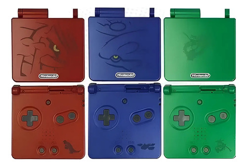 [ Kit Carcasa Gba Sp ] Pokémon Zafiro, Esmeralda  O Rubí Pp  | Meses sin interés