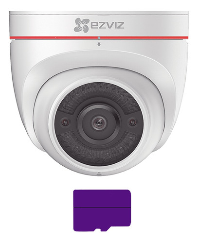 Cámara Wifi Ezviz C4w Sirena/estrobo 2mp Memoria 256 Gb