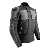 Jaqueta Moto Texx Armor Masculina E Feminina Cinza / Laranja