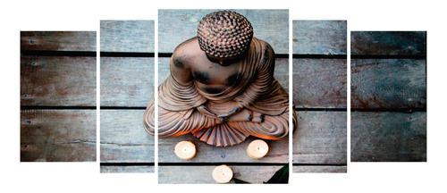 Cuadros Modernos Buda Tripticos Decorativos 180x80 Zen 