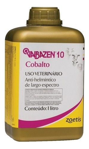 Valbazen 10 Cobalto 1l Anti-helmintico P/ Bovinos E Ovinos