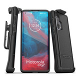 Funda Con Clip Para Moto Edge+ Plus Uso Rudo Protector