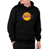 Moletom Canguru Estampado Los Angeles Lakers Unissex