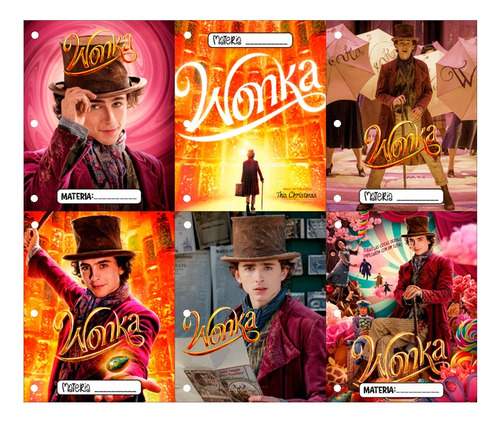 Asignaturas Caratulas Nro3 Willy Wonka Fabrica Chocolate 