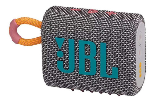 Caixa De Som Jbl Go3 Cinza Ipx7