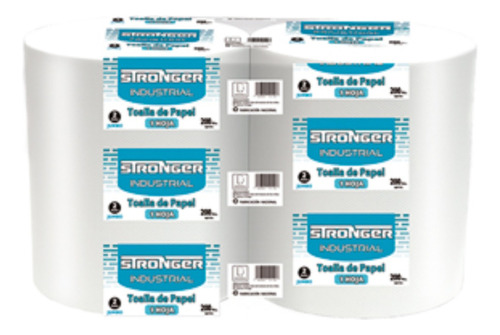 Toalla De Papel Industrial Stronger 2x200 Metros