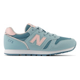 Zapatillas Urbanas Niña New Balance Yc373jp2 Celeste