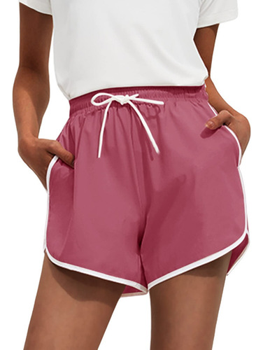 Pantalones Cortos Deportivos Tipo Lounge Para Mujer, Par [u]