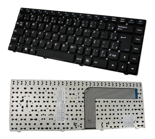 Teclado Positivo Mp-10f88pa-f51kw 2015m 82r-14e238-4211 Br Ç