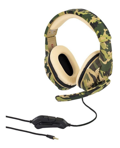 Fone De Ouvido Headset Gamer Sate Camuflado Ae-366c