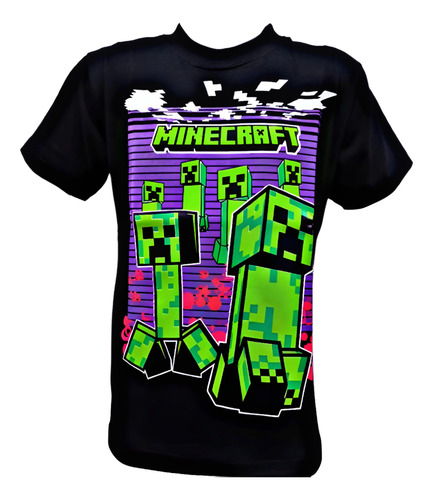 Remera Creeper Gamer Videojuego Doble Estampa Linea Premium