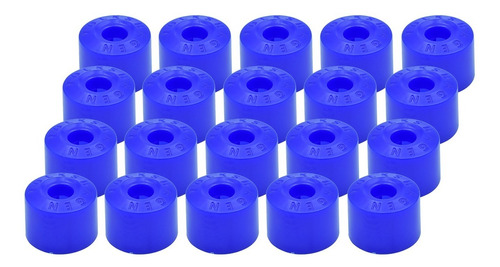 Kit 20 Tapones Cubre Birlos Jetta Golf Polo Azul