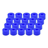 Kit 20 Tapones Cubre Birlos Jetta Golf Polo Azul