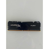 Memória Hyperx Fury 8gb 2400mhz Ddr4 Black  10/10