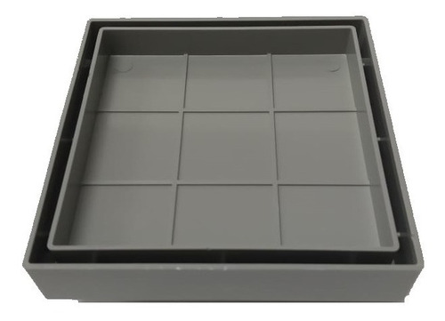 Ralo Inteligente 15x15 Oculto Piso/ Porcelanato Cor Cinza