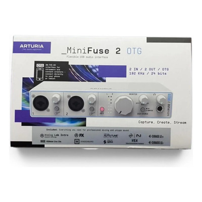 Interfaz De Audio Arturia Minifuse 2 Otg Blanco | Envío gratis