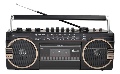 Radio Love 80s Caseette Audiopro Ap02054 Usb Bt Sd