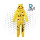 Pijama Mameluco Pikachu Pokemon Kid Polar Xs (4-5)