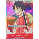 Carta One Piece Tcg Japonés: Monkey D. Luffy St01-012 Sr