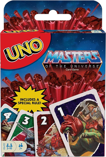 Juego De Cartas Uno Masters Of The Universe 112 Cartas