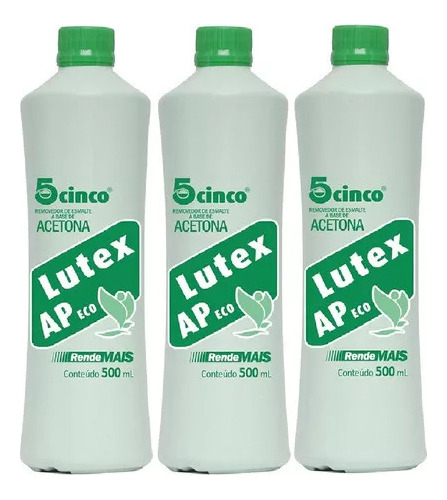 3 Lutex Ap Eco Cinco - A Queridinha Das Manicures Removedor