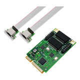 Tarjeta De Red Pci-e A 2 Puertos Gigabit Ethernet 10/10 De