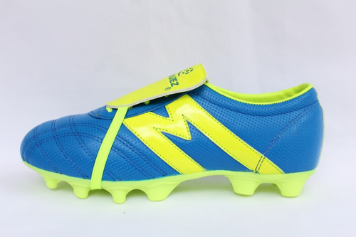 2232-zapato De Futbol Manriquez Profesional Azulrey/neon