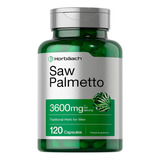 Saw Palmetto 1200 Mg X 120 Caps - Horbaach Usa Sabor Neutro