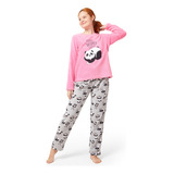 Pijama Polar Fucsia Mujer Fashion´s Park