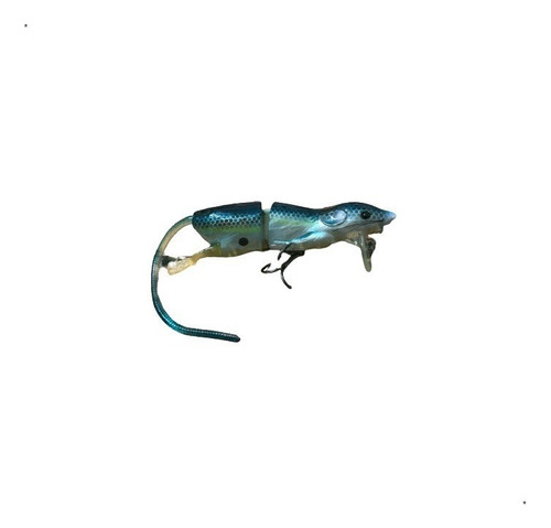 Señuelo Rata Savage Gear 3d Rad 8.3cm Anzuelo Pesca Color Celeste